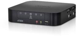 ATEN 4-Port USB Mini DisplayPort/Audio Dual Display KVMP Switch + Cables, 177391, Switch