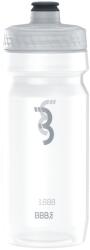 BBB Cycling kulacs BWB-11 AutoTank, 550ml, auto szeleppel, BPA mentes, mosogatógépben is mosható, átlátszó/szürke logóval