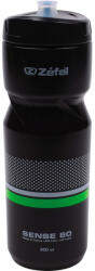 Zéfal Kulacs Sense M80 - 800Ml Menetes Fekete (Fehér/Zöld)