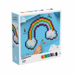 Plus-Plus Puzzle pe numere Plus-Plus, 500 piese, Curcubeu (PP3913) - kidstory