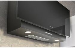 Airforce Hota De Perete Pentru Bucatarie Airforce Ginger, 90 Cm, Inox / Sticla Neagra Hota