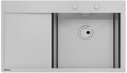 Foster Chiuveta Bucatarie Foster Milanello Workstation 1414 001, Cu Picurator / Stanga, Inox Periat (1414 001) Chiuveta