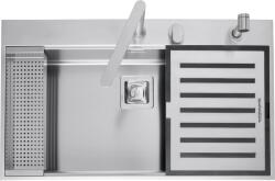 Barazza Chiuveta Bucatarie Barazza B_free 1lbf91k, Kit Accesorii + Baterie, Incasso, Inox (1lbf91k) Chiuveta