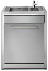 Steel Cucine Masca Cu Chiuveta Bucatarie Steel Genesi G7s-l2, 1 + 1/2 Cuve, Inox (g7s-l2)