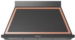 ILVE Hota decorativa Ilve Nostalgie ABN120, 120 cm, 1 motor, 4 viteze, 750 m3/h, clasa A, negru mat Hota