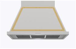 ILVE Hota decorativa Ilve Nostalgie ABN100, 100 cm, 1 motor, 4 viteze, 750 m3/h, clasa A, inox Hota