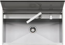Barazza Chiuveta Bucatarie Barazza Lab 1llb90, Cu Capac + Baterie Si Telecomanda, Filotop / Semifilo, Inox (1llb90) Chiuveta