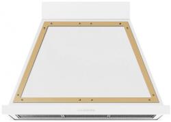ILVE Hota decorativa Ilve Nostalgie ABN90, 90 cm, 1 motor, 4 viteze, 750 m3/h, clasa A, alb Hota