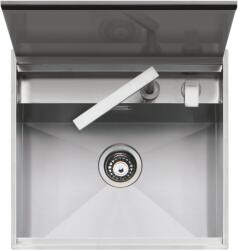 Barazza Chiuveta Bucatarie Barazza Lab 1llb60, Cu Capac + Baterie 1rubmbfa Si Telecomanda, Filotop / Semifilo, Inox (1rubmbfa) Chiuveta