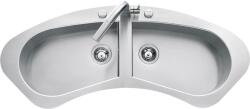 Barazza Chiuveta Bucatarie Barazz Tao 1lta120c, Cu 2 Cuve, Filotop / Semifilo, Inox (tao 1lta120c) Chiuveta