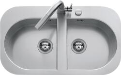 Barazza Chiuveta Bucatarie Barazz Tao 1lta92, Cu 2 Cuve, Filotop / Semifilo, Inox (tao 1lta92) Chiuveta