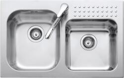 Barazza Chiuveta Bucatarie Barazz Select 1is8060/2, Cu 2 Cuve, Incasso, Inox Chiuveta