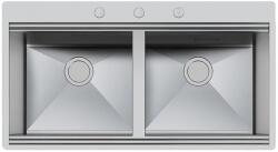 Foster Chiuveta Bucatarie Foster Milano 1019 050, Cu 2 Cuve, Inox Periat (1019 050) Chiuveta