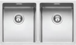 Barazza Chiuveta Bucatarie Barazz Quadra Raggio 15 1x842s, Cu 2 Cuve, Sottotop, Inox (1x842s) Chiuveta