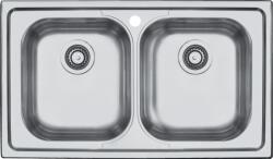 Barazza Chiuveta Bucatarie Barazz B_fast 1lfs92, Cu 2 Cuve, Incasso, Inox (1lfs92) Chiuveta