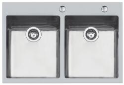 Foster Chiuveta Bucatarie Foster Ke 2269050, Cu 2 Cuve, Inox Periat (2269050) Chiuveta