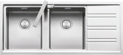 Barazza Chiuveta Bucatarie Barazz Easy 1les12rd, Cu 2 Cuve + Picurator / Dreapta, Incasso, Inox Chiuveta