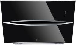 Baraldi Hota design Baraldi Surf 01SUR090BL80, 90 cm, 800 m3/h, sticla neagra (01SUR090BL80) - techstore Hota