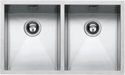 Barazza Chiuveta Bucatarie Barazz Quadra Raggio 0 1q842i, Cu 2 Cuve, Filotop / Semifilo, Inox (1q842i) Chiuveta