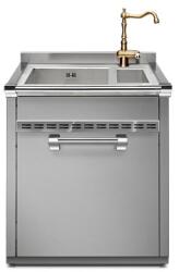 Steel Cucine Masca Cu Chiuveta Bucatarie Steel Ascot A7s-l2, 1 + 1/2 Cuve (a7s-l2) Chiuveta