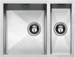 Barazza Chiuveta Bucatarie Barazza Quadra Raggio 0 1q642i, Cu 1+1/2 Cuve, Filotop / Semifilo, Inox (1q642i) Chiuveta
