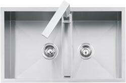 Barazza Chiuveta Bucatarie Barazz Lab 1llb952, Cu 2 Cuve, Filotop / Semifilo, Inox (1llb952) Chiuveta