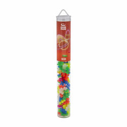 Plus-Plus Set constructie Plus-Plus, tub 100 piese, Neon Mix, culori fluorescente (PP4024) - kidstory