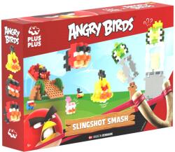Plus-Plus Set constructie Plus-Plus, 300 piese, Angry Birds cu prastie (PP4432) - kidstory