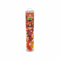 Plus-Plus Set constructie Plus-Plus, tub 200 piese, Masini colorate - Foc (PP4257) - kidstory