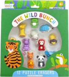 OOLY Radiere tip puzzle - Animale salbatice (Set de 12) (112-136)