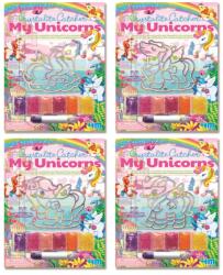 4M Mini set creativ cu margele de nisip - Unicorni (4M-03615)