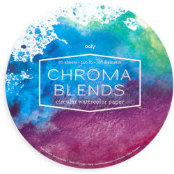 OOLY Bloc desen circular Watercolor Chroma Blends (118-218)