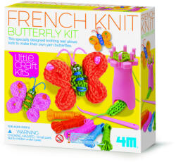 4M Mini set creativ - Fluturi tricotati, LittleCraft (4M-04765)