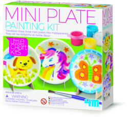 4M Mini set creativ - Farfurioare, LittleCraft (4M-04761)