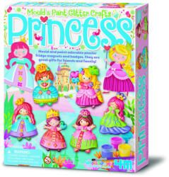 4M Atelier creativ Modeleaza si picteaza - Prințesa cu sclipici (4M-03528) - kidstory