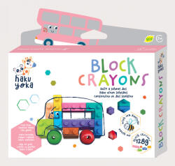 AVENIR Creioane cerate interconectabile Block Crayons - Autobuz Scolar, Haku Yoka (CP223084)