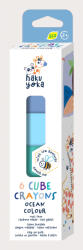 AVENIR Set de 6 creioane cerate in forma de cub, Haku Yoka - culori ocean (CP223093)