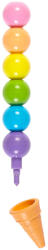 OOLY Creioane intercalate si radiera parfumata Rainbow Scoops (133-099)