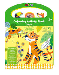 AVENIR Carte portabila cu activitati de colorat - Jungla (CH201741) - kidstory