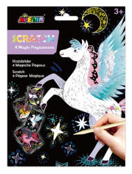 AVENIR Set de razuit - 4 Cai inaripati Pegas (CH221541) - kidstory
