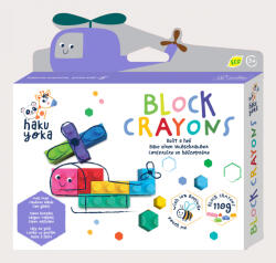AVENIR Creioane cerate interconectabile Block Crayons - Elicopter, Haku Yoka (CP223086)