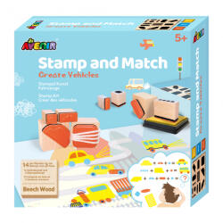 AVENIR Set creativ cu stampile - Vehicule (CH201765)