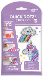 Diamond Dotz Set creativ super-rapid, autocolante BIG DOTZ - Nor cucubeu si Unicorn (DTZ8.006)