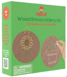 Kipod Set de broderie din lemn - Plante Kipod (KW-114)