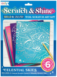 OOLY Set creativ Razuieste si Straluceste - Celestial Skies (161-094)