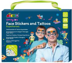 AVENIR Set stickere si tatuaje pentru fata - Super eroi (NA248211)