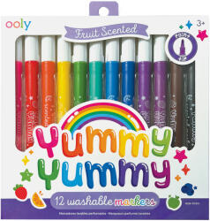 OOLY Carioci parfumate lavabile Yummy Yummy - Set de 12 (130-105)
