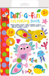 AVENIR Carte de colorat Dots4Fun - Axolotl (HY253222) - kidstory