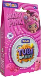 TUBAN Plastilina creativa inteligenta TUBI SMART - Milky Pink, 50 g (TU3850) - kidstory