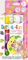 AVENIR Set 5 carioci lavabile Dots4Fun - parfum de fructe, Haku Yoka (HY253218)
